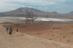 Salt lake at Pedra de Lume, Boavista.