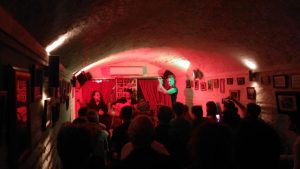 Flamenco show in a cave-looking bar in Granada