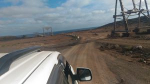 Road to Pedra de Lume, Sal, Cape Verde.